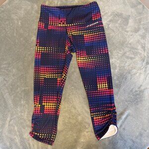 Brooks Greenlight Capri Tights Sunset Maze Womens XS